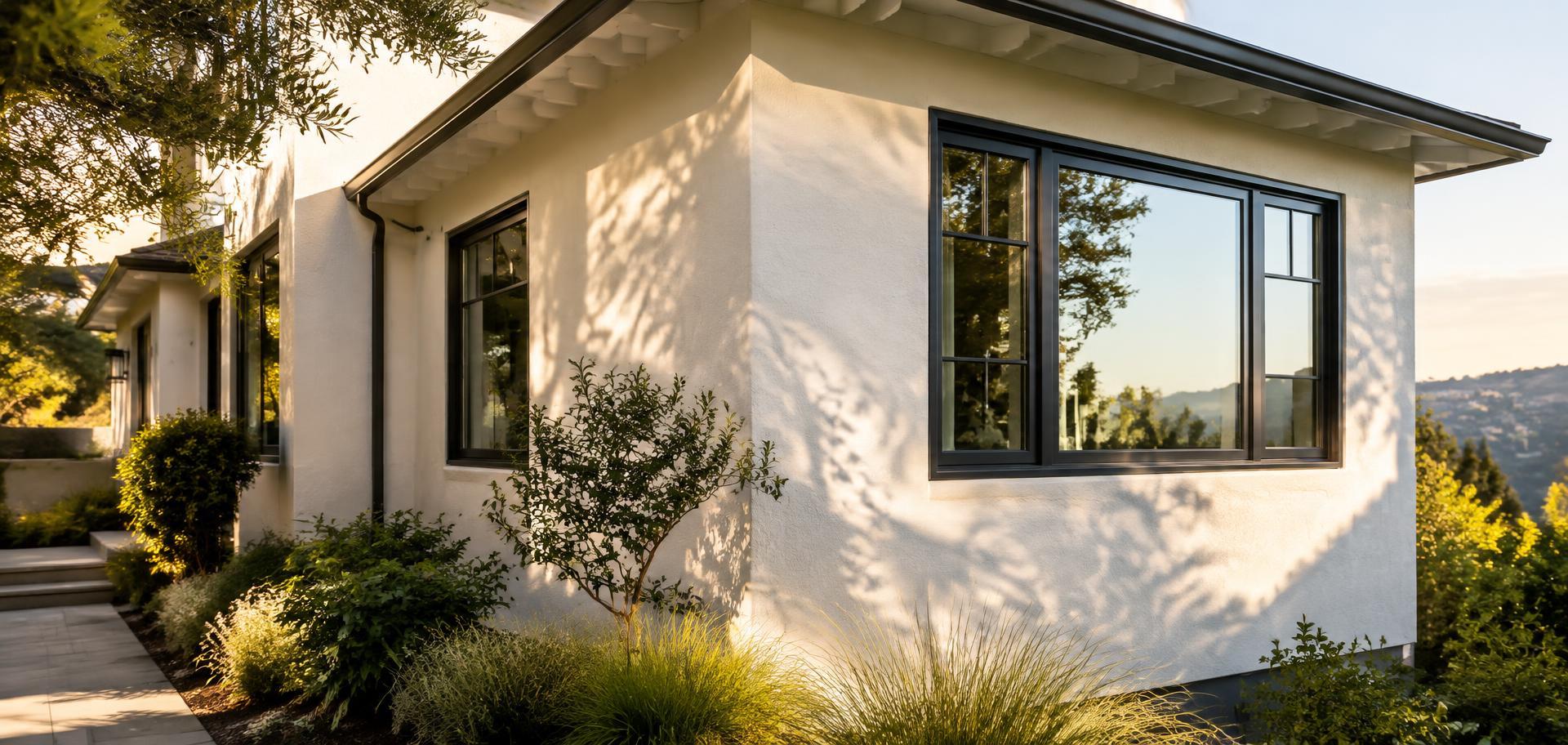 Freshly painted Bay Area home detail