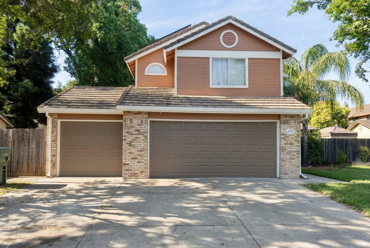 Exterior after professional painting