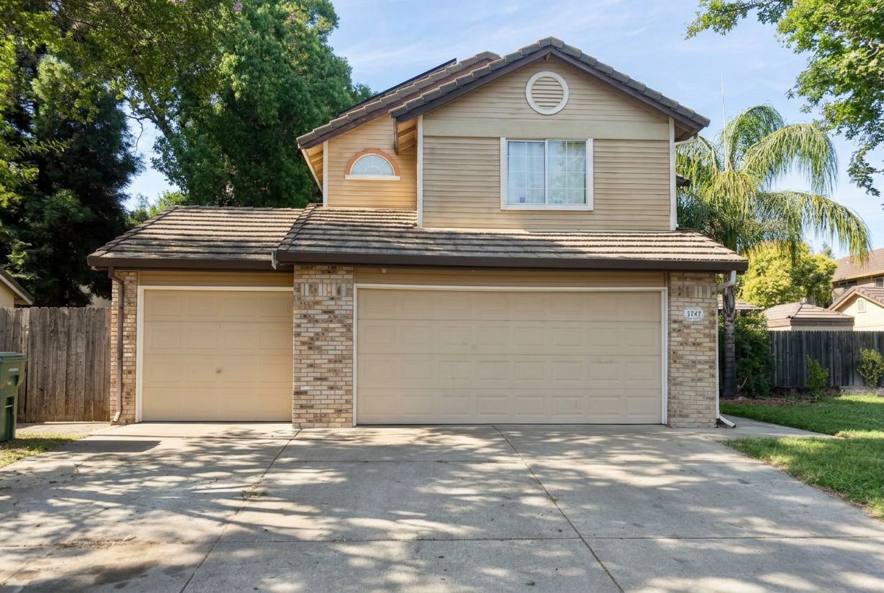 Exterior before professional painting